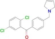 2,5-dichloro-4'-(3-pyrrolinomethyl) benzophenone