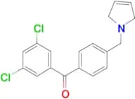 3,5-dichloro-4'-(3-pyrrolinomethyl) benzophenone