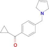 Cyclopropyl 4-(3-pyrrolinomethyl)phenyl ketone