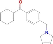 Cyclohexyl 4-(3-pyrrolinomethyl)phenyl ketone