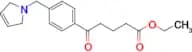 ethyl 5-oxo-5-[4-(3-pyrrolinomethyl)phenyl]valerate