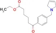 ethyl 6-oxo-6-[4-(3-pyrrolinomethyl)phenyl]hexanoate