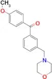 4′-methoxy-3-morpholinomethyl benzophenone