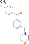 3-morpholinomethyl-4′-thiomethylbenzophenone