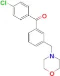 4′-chloro-3-morpholinomethyl benzophenone