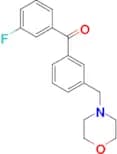 3-fluoro-3′-morpholinomethyl benzophenone