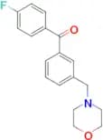 4′-fluoro-3-morpholinomethyl benzophenone