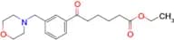 ethyl 6-[3-(morpholinomethyl)phenyl]-6-oxohexanoate