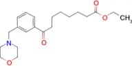 ethyl 8-[3-(morpholinomethyl)phenyl]-4-oxooctanoate