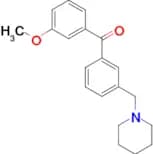 3-methoxy-3′-piperidinomethyl benzophenone