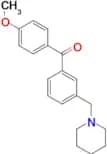4′-methoxy-3-piperidinomethyl benzophenone