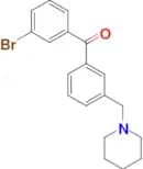 3-bromo-3′-piperidinomethyl benzophenone