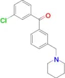 3-chloro-3′-piperidinomethyl benzophenone