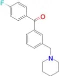 4′-fluoro-3-piperidinomethyl benzophenone