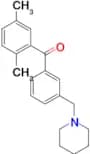 2,5-dimethyl-3′-piperidinomethyl benzophenone