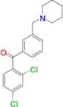 2,4-dichloro-3′-piperidinomethyl benzophenone