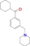 cyclohexyl 3-(piperidinomethyl)phenyl ketone
