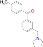 4′-methyl-3-pyrrolidinomethyl benzophenone