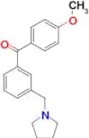 4′-methoxy-3-pyrrolidinomethyl benzophenone