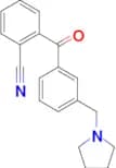 2-cyano-3′-pyrrolidinomethyl benzophenone