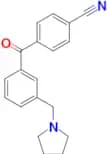 4′-cyano-3-pyrrolidinomethyl benzophenone