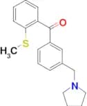 3′-pyrrolidinomethyl-2-thiomethylbenzophenone