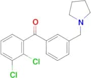 2,3-dichloro-3′-pyrrolidinomethyl benzophenone