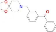 3-[8-(1,4-dioxa-8-azaspiro[4.5]decyl)methyl]benzophenone