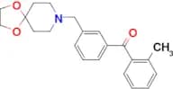 3′-[8-(1,4-dioxa-8-azaspiro[4.5]decyl)methyl]-2-methyl benzophenone