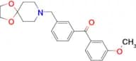 3-[8-(1,4-dioxa-8-azaspiro[4.5]decyl)methyl]-3′-methoxy benzophenone