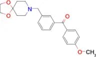 3-[8-(1,4-dioxa-8-azaspiro[4.5]decyl)methyl]-4′-methoxy benzophenone