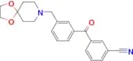 3-cyano-3′-[8-(1,4-dioxa-8-azaspiro[4.5]decyl)methyl]benzophenone
