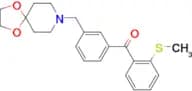 3′-[8-(1,4-dioxa-8-azaspiro[4.5]decyl)methyl]-2-thiomethyl benzophenone