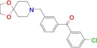 3-chloro-3′-[8-(1,4-dioxa-8-azaspiro[4.5]decyl)methyl]benozphenone