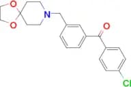 4′-chloro-3-[8-(1,4-dioxa-8-azaspiro[4.5]decyl)methyl]benozphenone