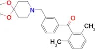 2,6-dimethyl-3′-[8-(1,4-dioxa-8-azaspiro[4.5]decyl)methyl]benzophenone