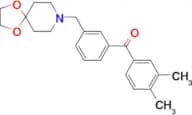 3,4-dimethyl-3′-[8-(1,4-dioxa-8-azaspiro[4.5]decyl)methyl]benzophenone