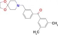 3,5-dimethyl-3′-[8-(1,4-dioxa-8-azaspiro[4.5]decyl)methyl]benzophenone