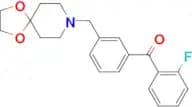 3′-[8-(1,4-dioxa-8-azaspiro[4.5]decyl)methyl]-2-fluorobenzophenone