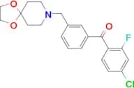4-chloro-3′-[8-(1,4-dioxa-8-azaspiro[4.5]decyl)methyl]-2-fluorobenzophenone