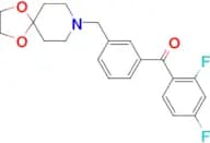 2,4-difluoro-3′-[8-(1,4-dioxa-8-azaspiro[4.5]decyl)methyl]benzophenone