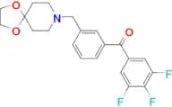 3′-[8-(1,4-dioxa-8-azaspiro[4.5]decyl)methyl]-3,4,5-trifluorobenzophenone
