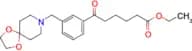 ethyl 6-[3-[8-(1,4-dioxa-8-azaspiro[4.5]decyl)methyl]phenyl]-6-oxohexanoate