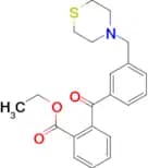 2-carboethoxy-3′-thiomorpholinomethyl benzophenone