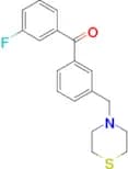 3-fluoro-3′-thiomorpholinomethyl benzophenone