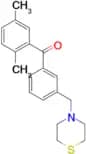 2,5-dimethyl-3′-thiomorpholinomethyl benzophenone