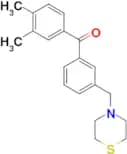 3,4-dimethyl-3′-thiomorpholinomethyl benzophenone