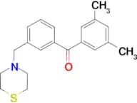 3,5-dimethyl-3′-thiomorpholinomethyl benzophenone