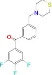 3′-thiomorpholinomethyl-3,4,5-trifluorobenzophenone