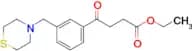 ethyl 4-oxo-4-[3-(thiomorpholinomethyl)phenyl]butyrate